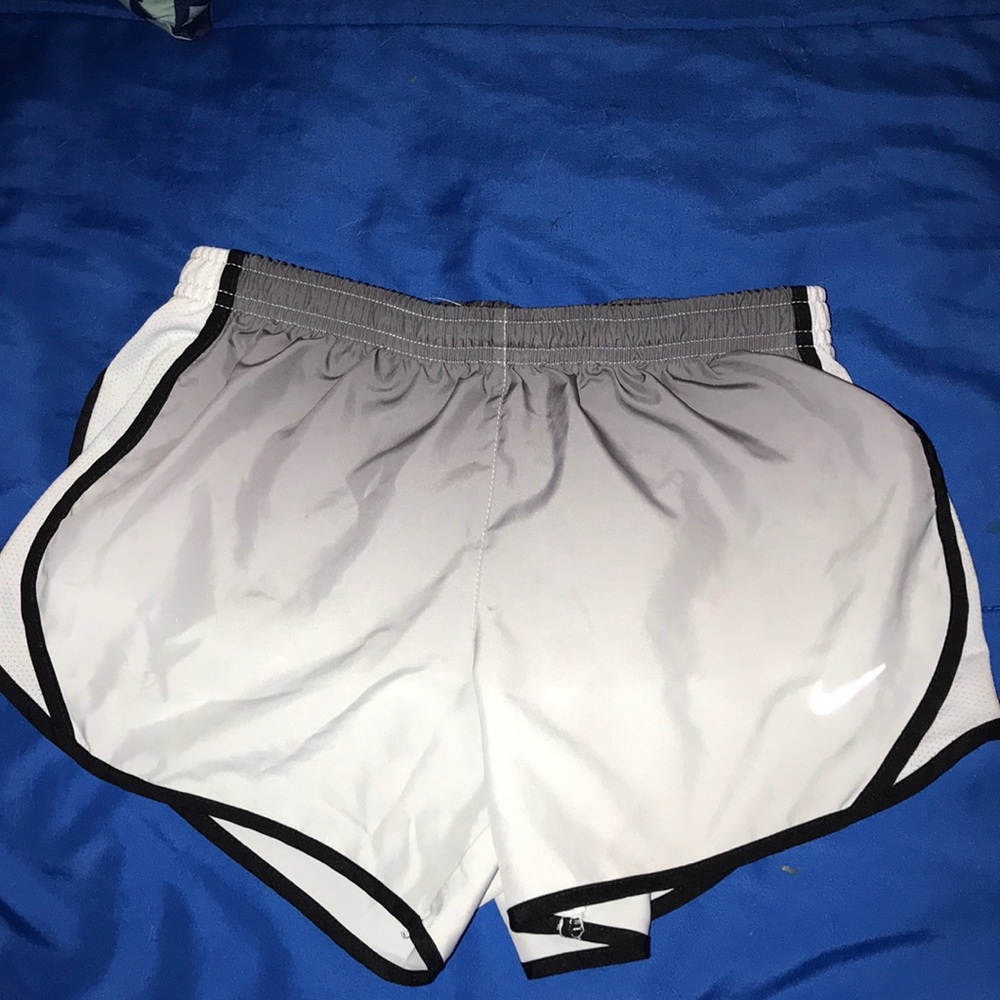 gray ombré nike shorts